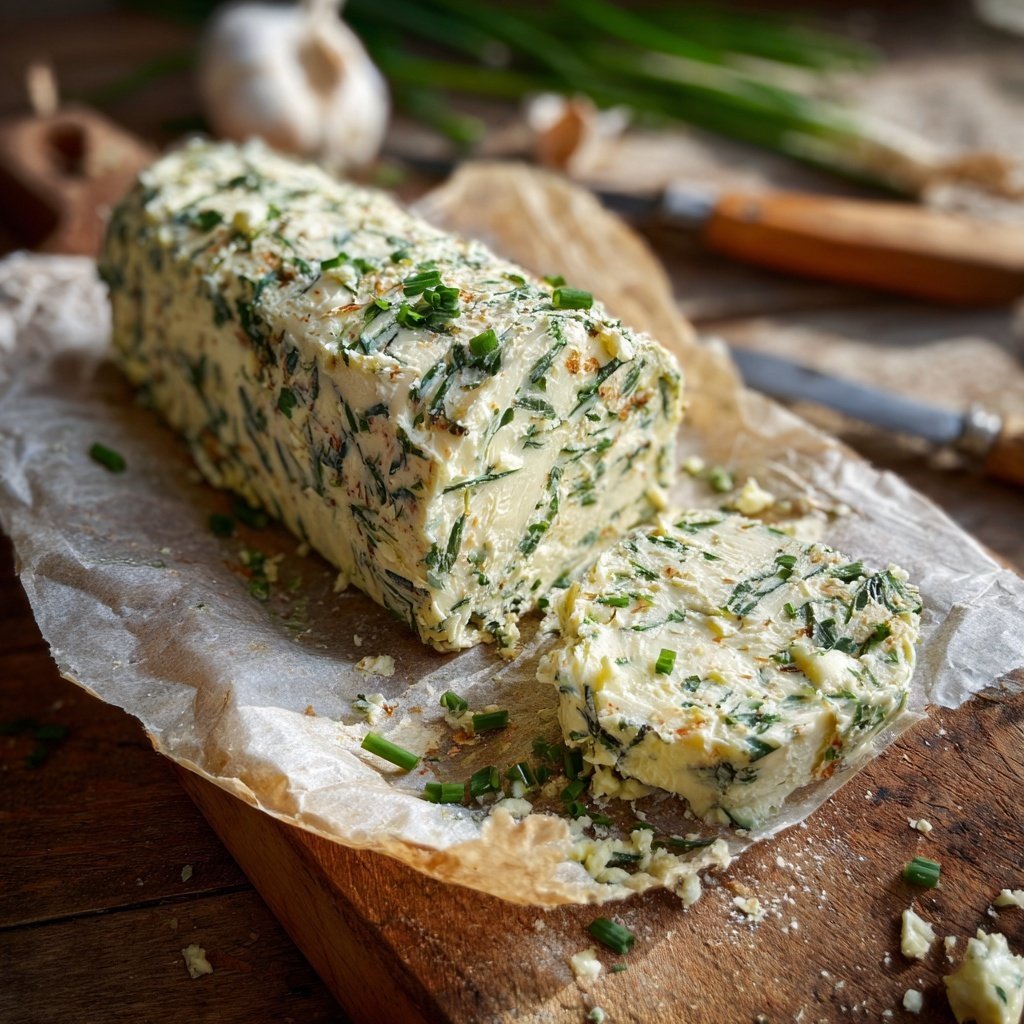 Kräuterbutter Mit Knoblauch Und Schnittlauch