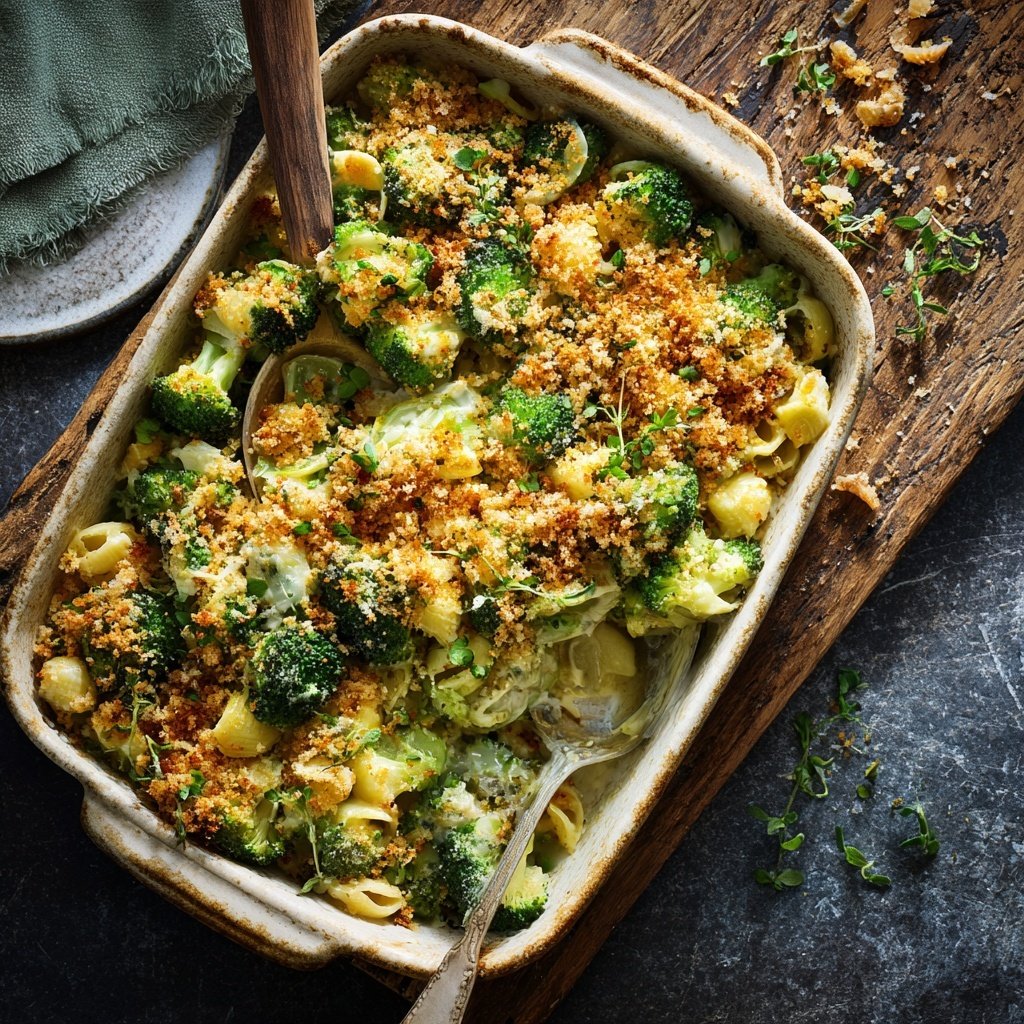 Brokkoli Auflauf Mit Vollkornnudeln