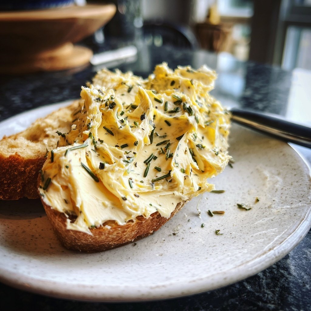 Kräuterbutter Mit Rosmarin Nadeln