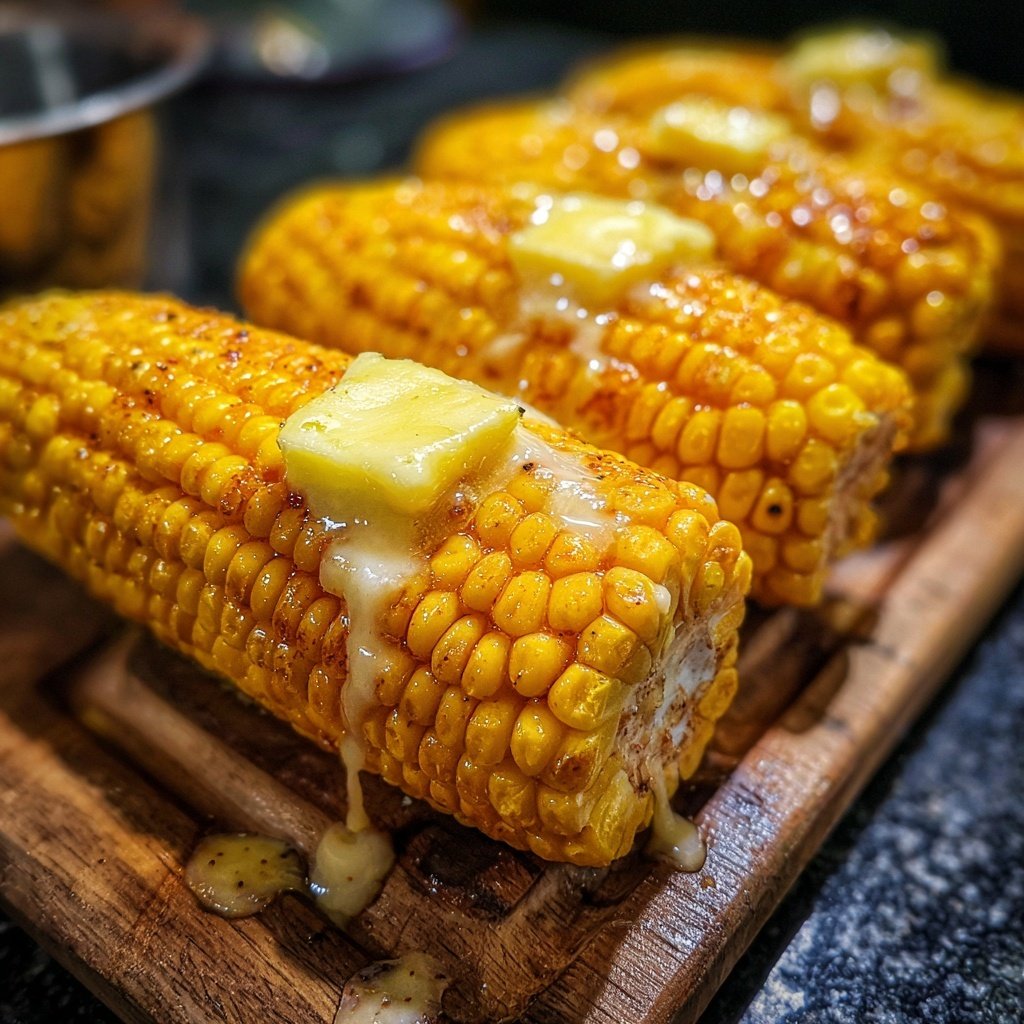 Gegrillte Maiskolben Mit Butter