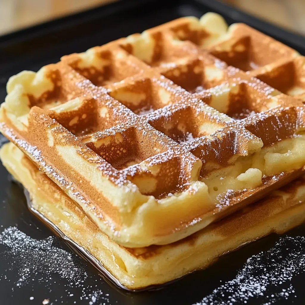 Selbstgemachte Waffeln