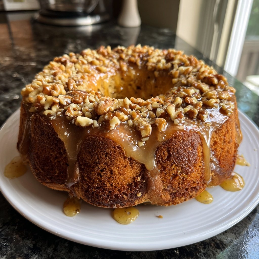 Karottenkuchen Mit Ahornsirup Glasur
