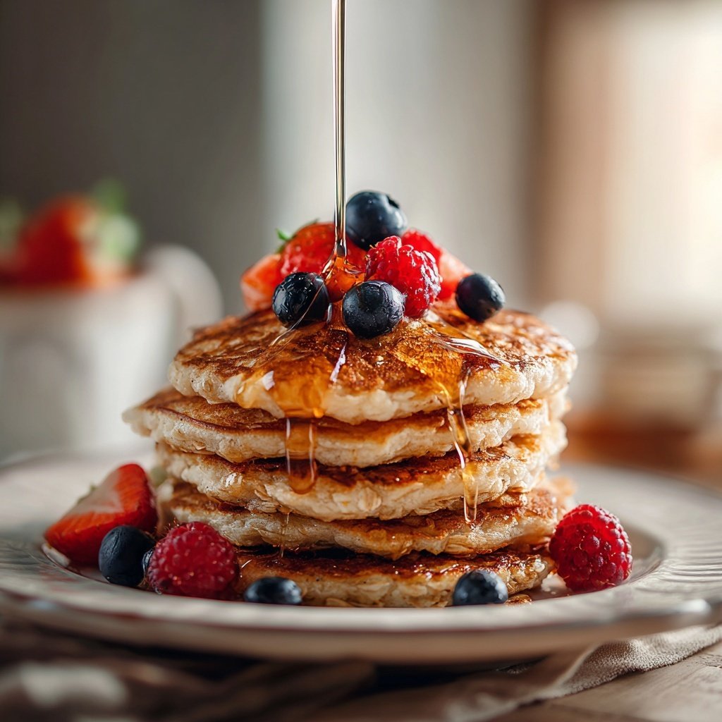 Protein-Pfannkuchen mit Hafer
