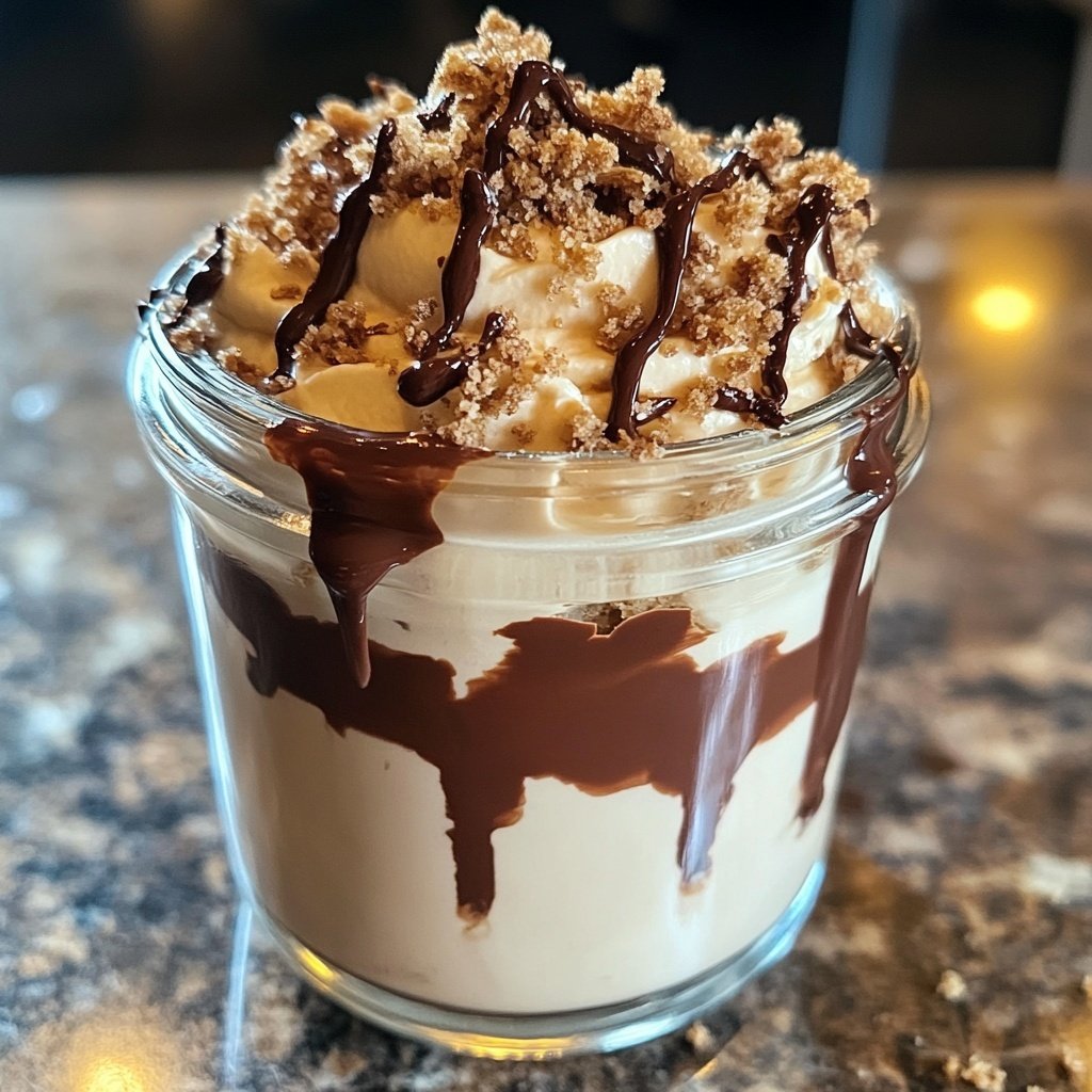 Toffifee-Dessert im Glas