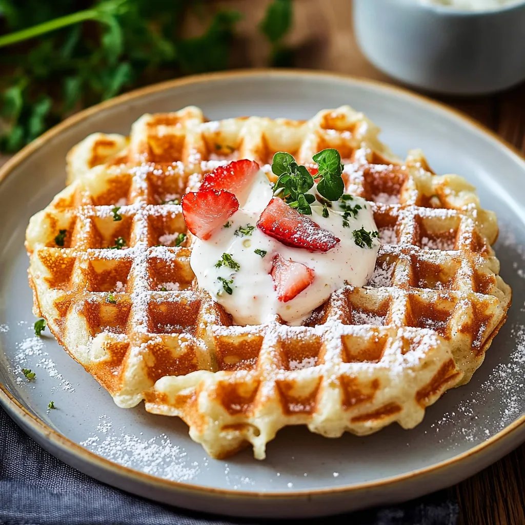 Knusprige Reiswaffeln mit Paprikaquark