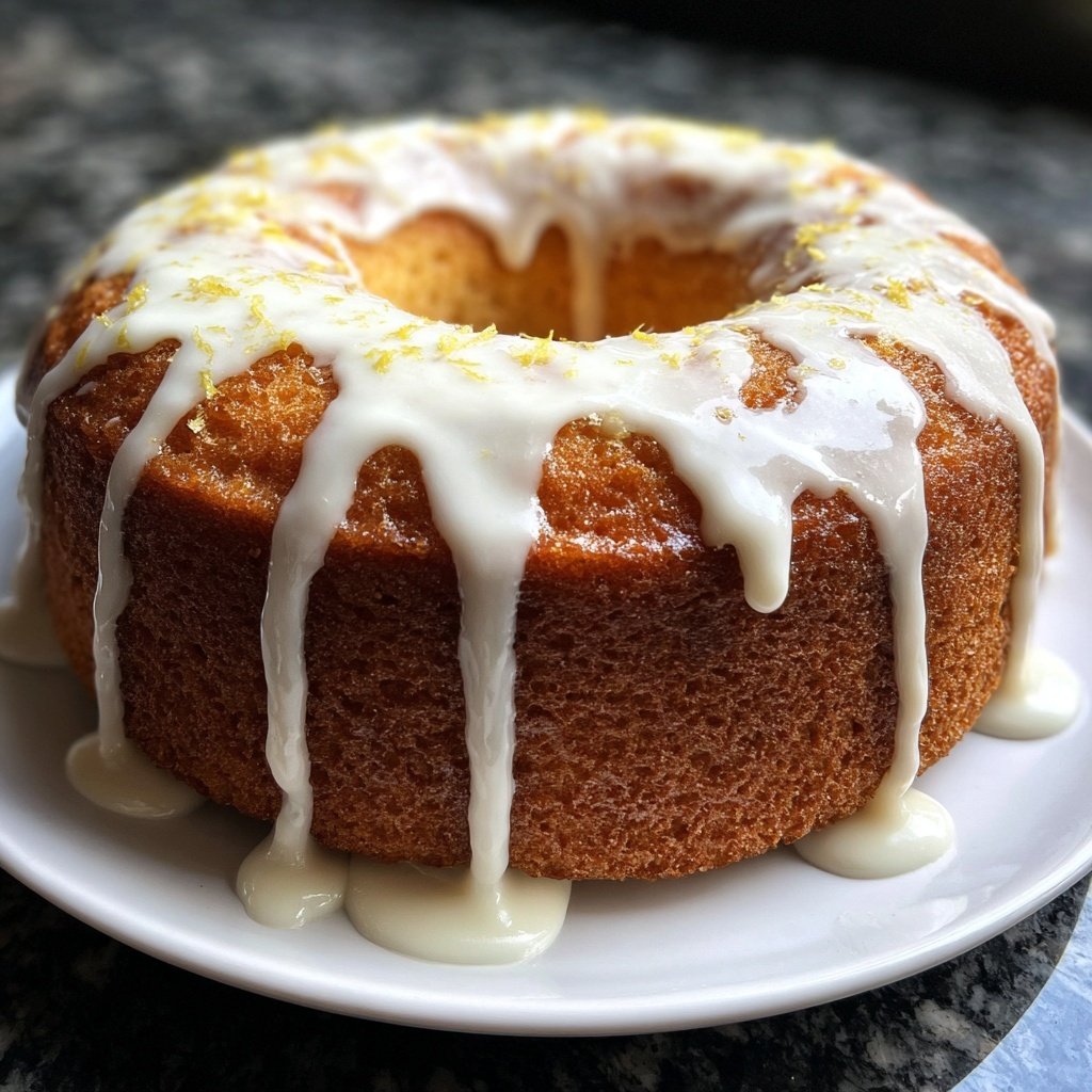 Zitronenkuchen mit Joghurtfüllung