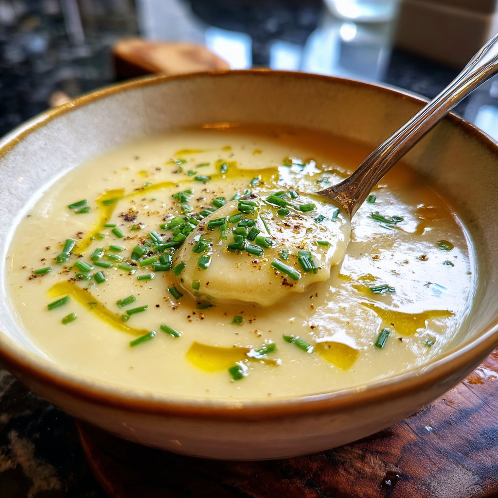 Blumenkohlsuppe fein püriert