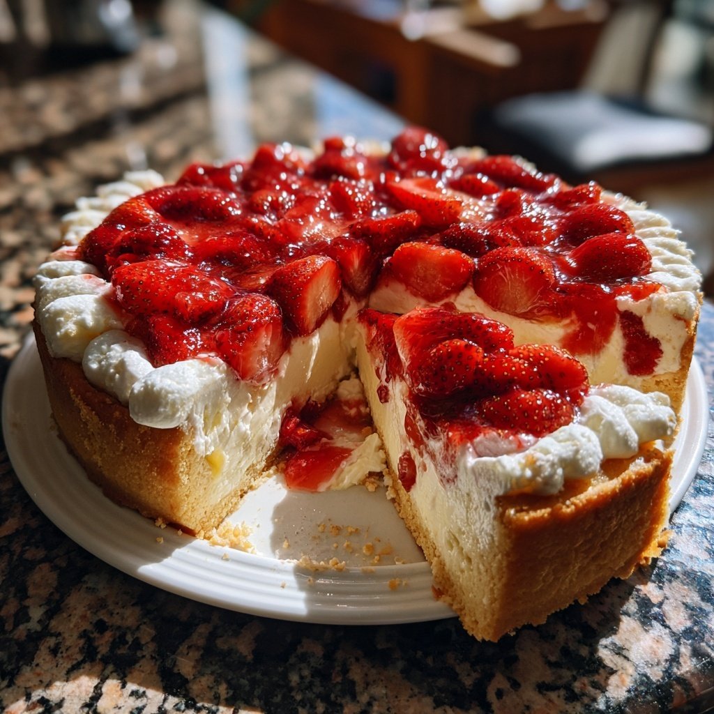 Erdbeerkuchen Mit Vanillepudding