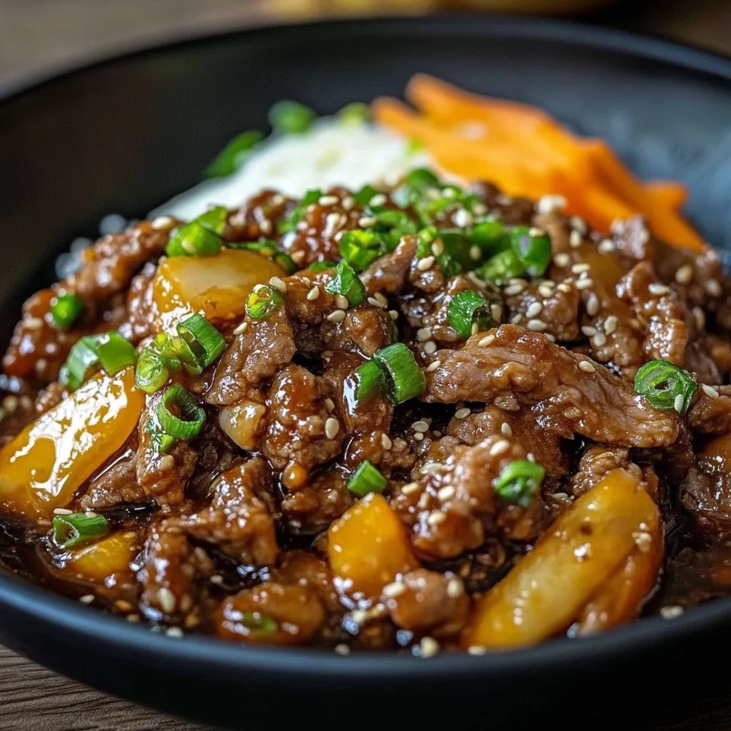 Einfaches Bulgogi mit Hackfleisch