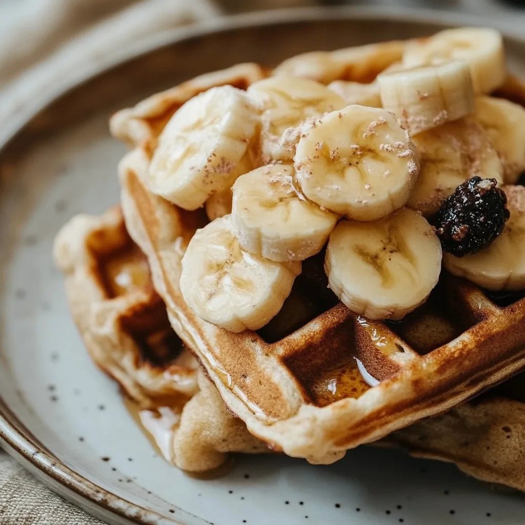Belgische BANANEN-WAFFELN