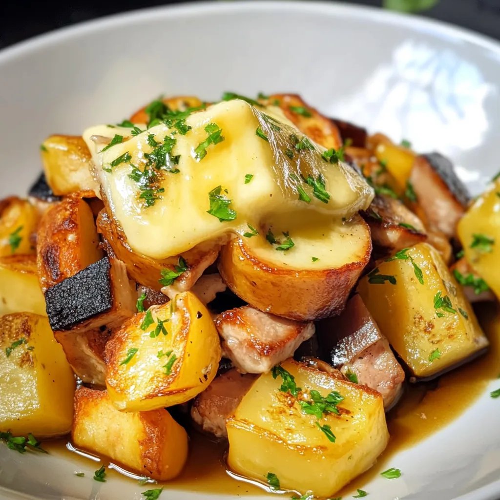 Kartoffel-Leberkäse-Pfanne