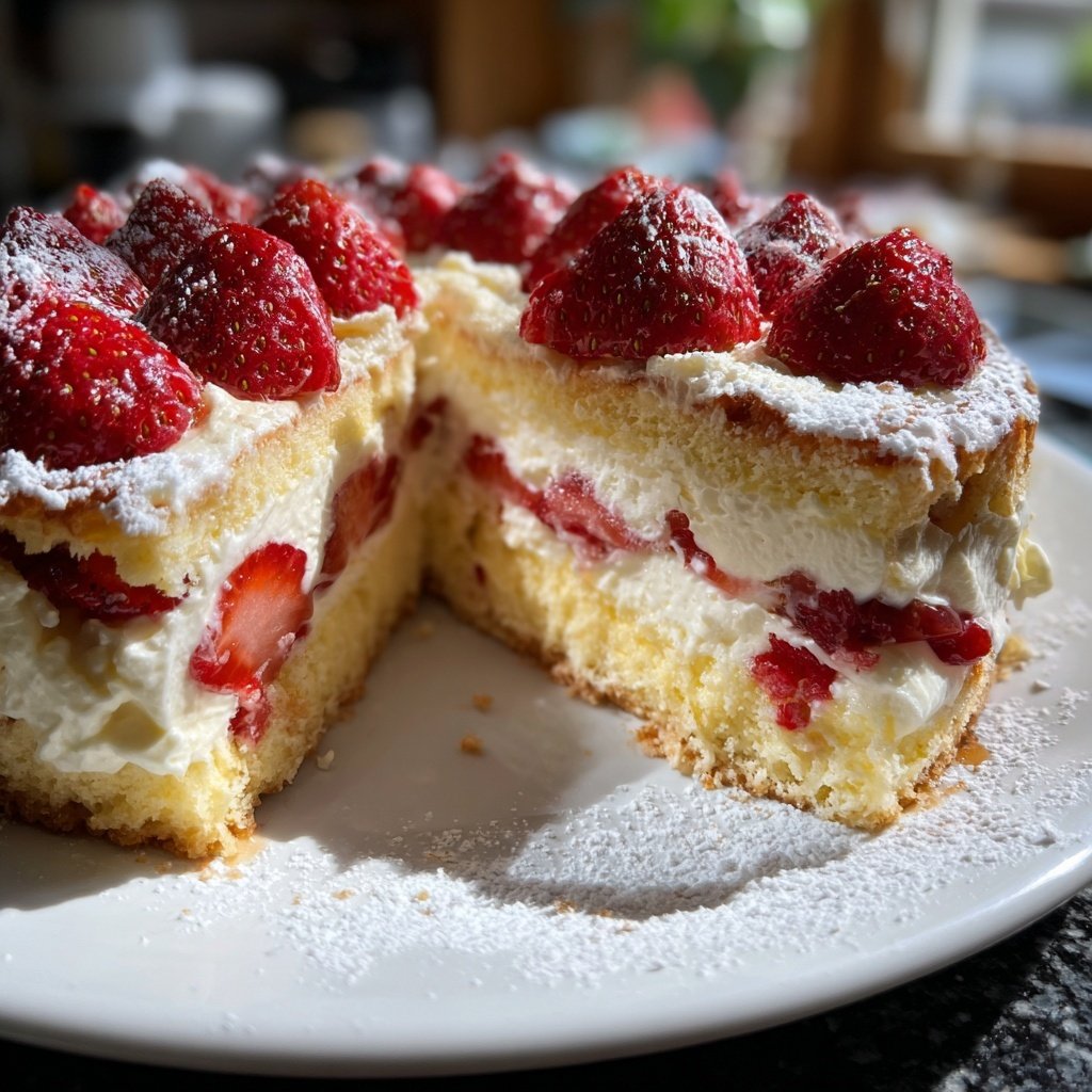 Erdbeerkuchen Mit Mascarpone