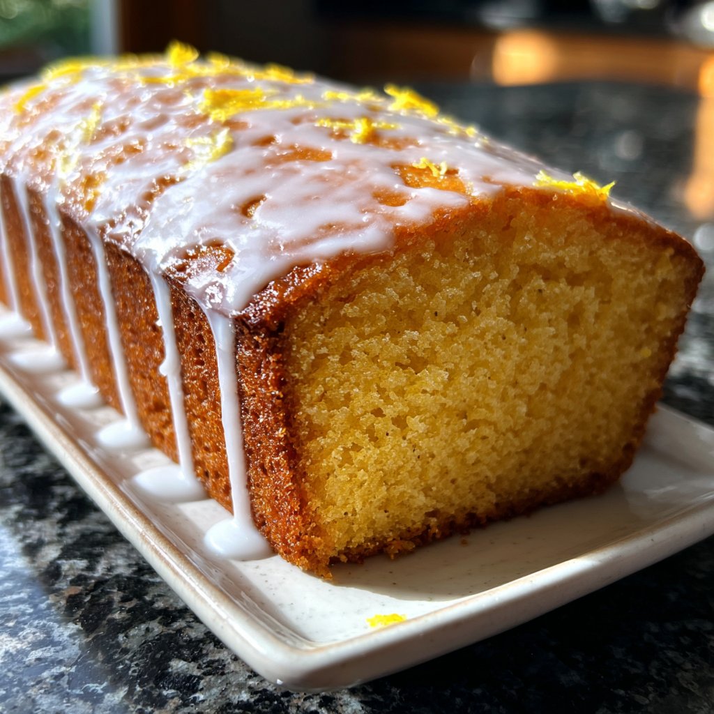Zitronenkuchen mit Olivenöl