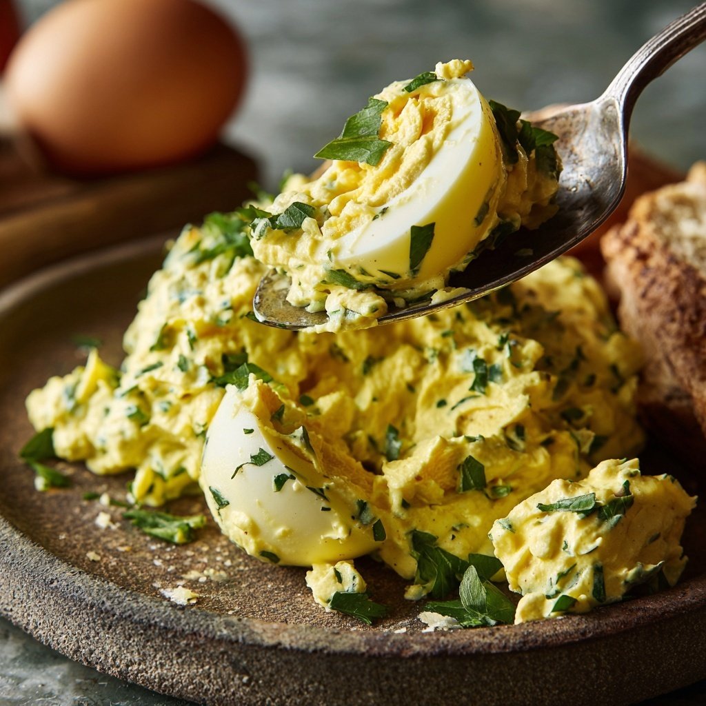 Schnell & Einfach 10-Minuten-Eiersalat mit Joghurt