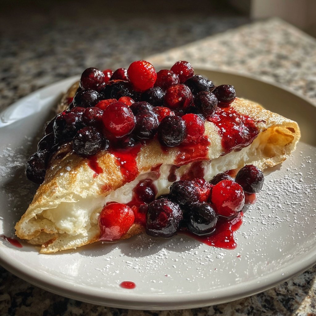 Pfannkuchen mit Beerenmix