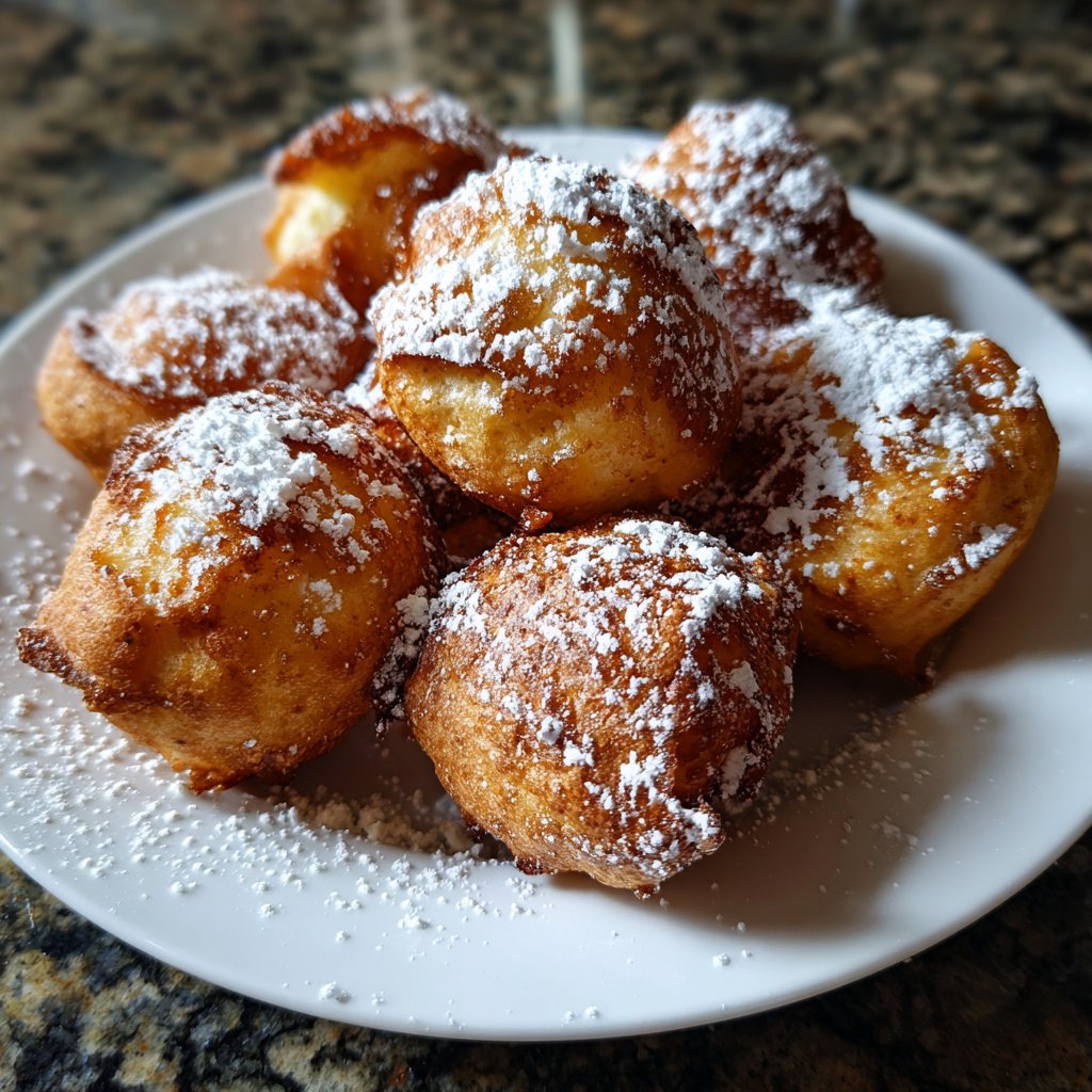 Quarkbällchen ohne Frittieren