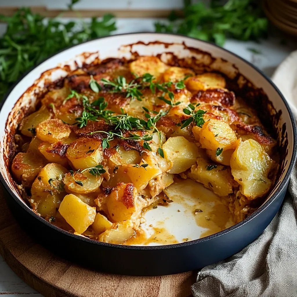 Rosenkohl Pfanne mit Kartoffeln