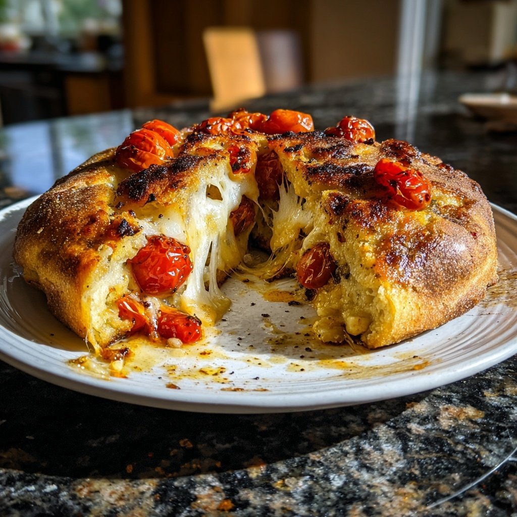 Zupfbrot Mit Tomaten Und Käse