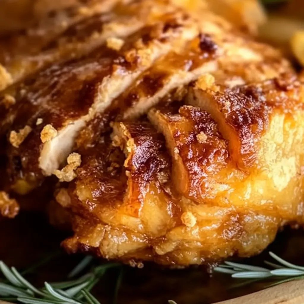 Knusprig gebratenes Hähnchen