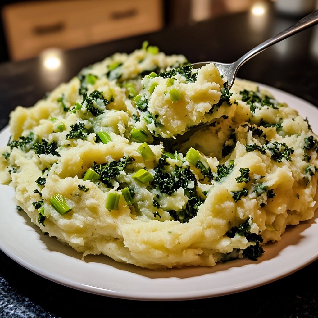 Irischer Kartoffelbrei – Colcannon