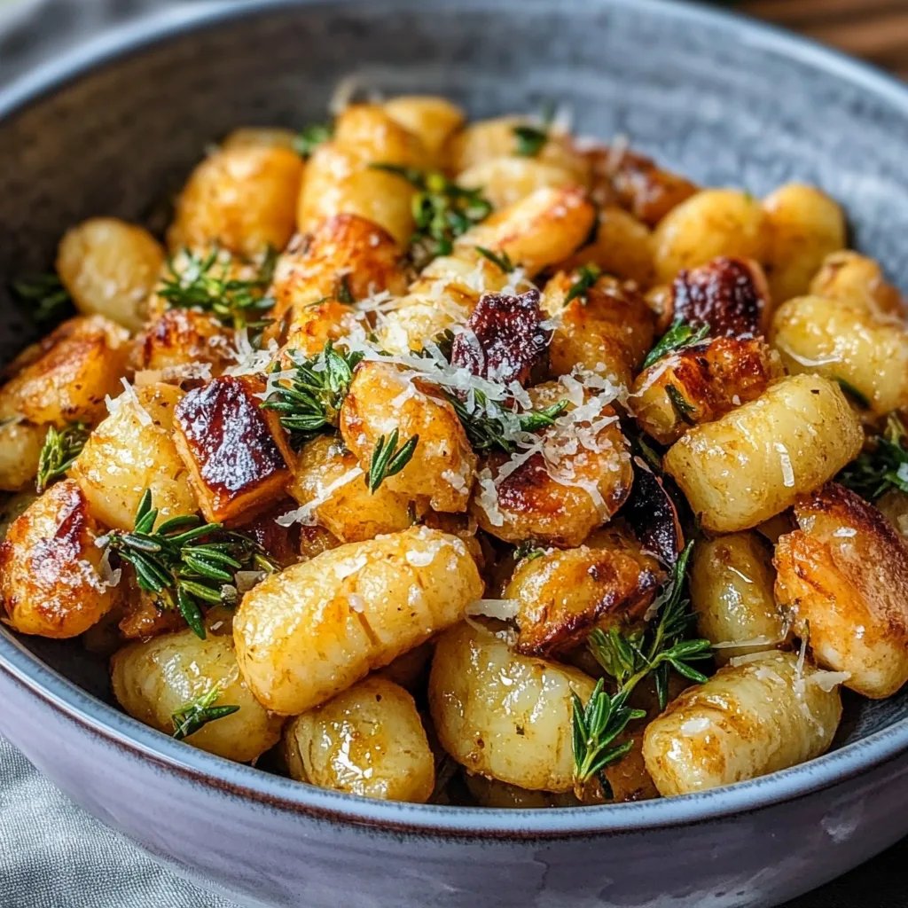 Gnocchi-Rosenkohl-Pfanne