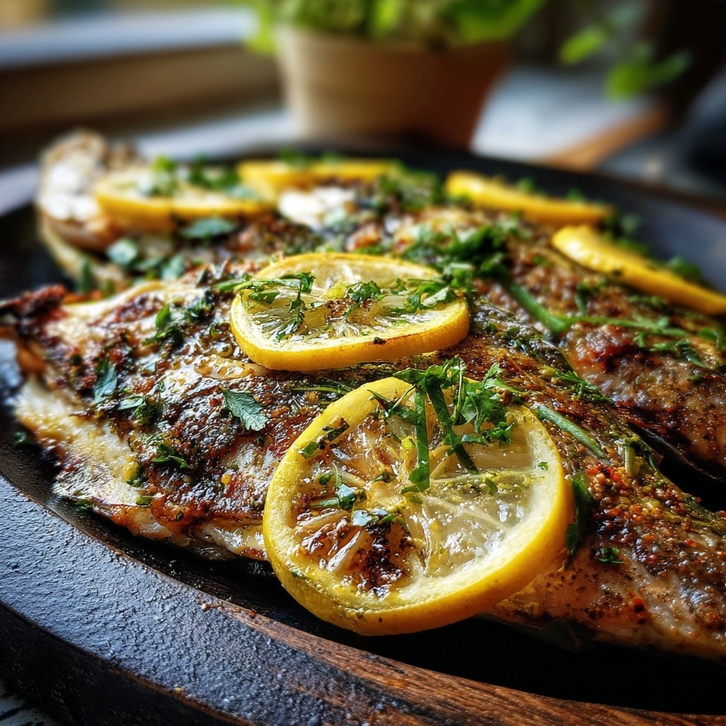 Gesund & Leicht Zitronen-Gegrillter Fisch