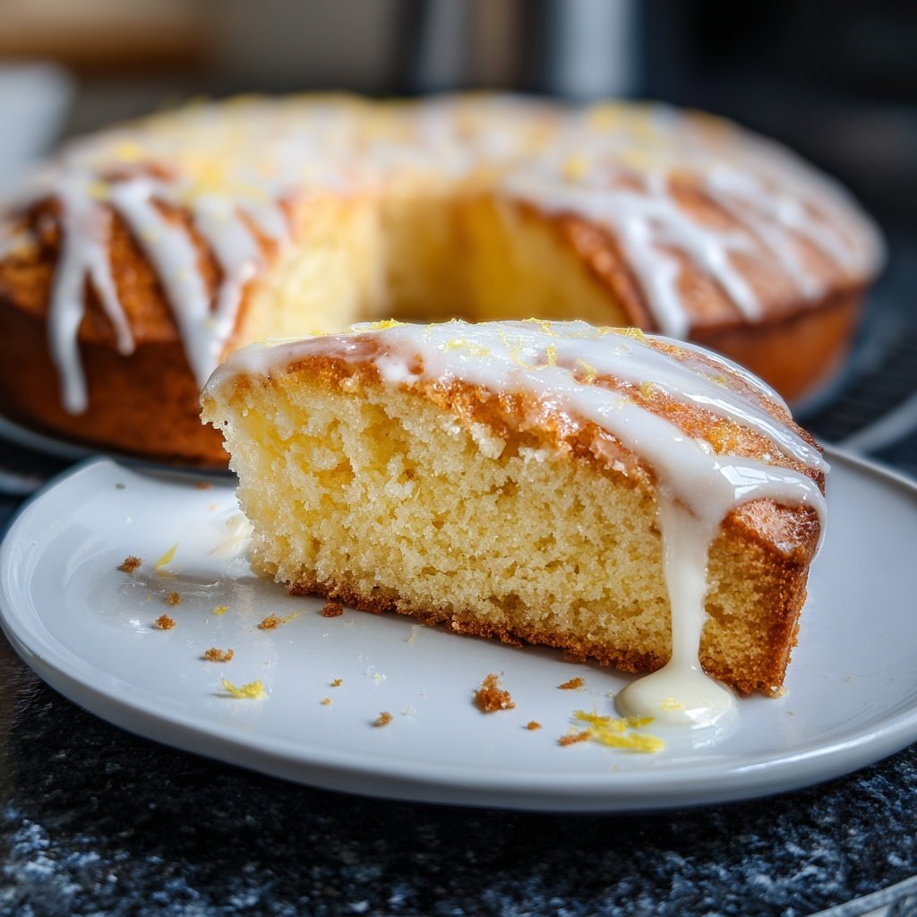 Zitronenkuchen mit Joghurt